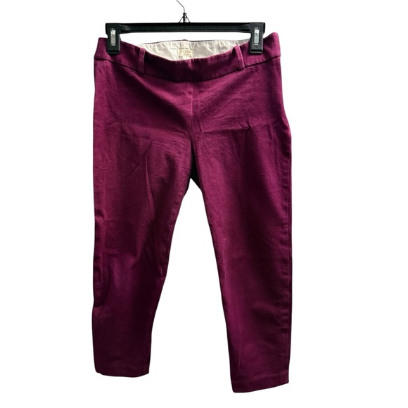 J. Crew Pants - J.Crew Magenta Slim Fit Pants - Size 4 Petite
